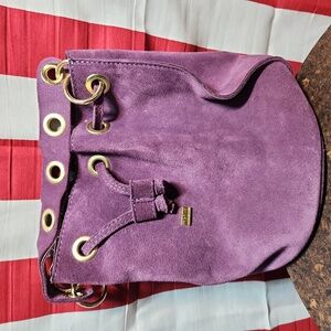 TSD12 SUEDE BUCKET BAG